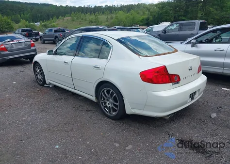 2006 Infiniti G35 из США, поврежденный, VIN JNKCV51E16M518656